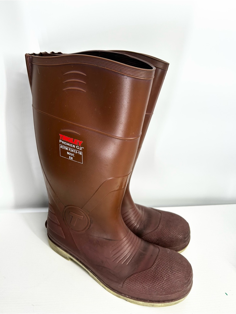 Men's Premier G2 Tall Rubber Boot, Composite Toe, 15" Height,size 8/womens 10
